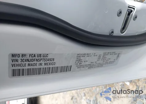 2023 Jeep Compass Latitude Lux Fwd из США, поврежденный, VIN 3C4NJDFN5PT534928